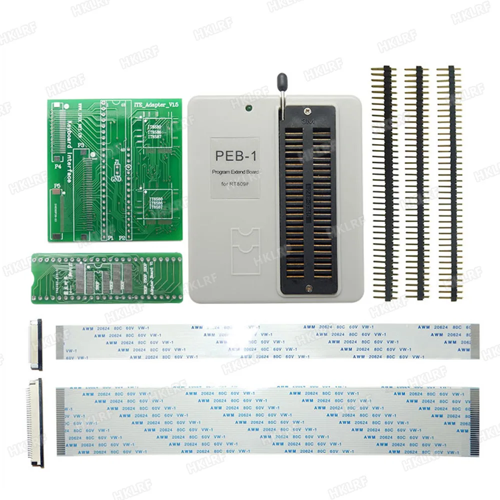 100% Оригинальный программатор RT809F + все адаптеры считыватель прищепок SOP8 IC ЖК