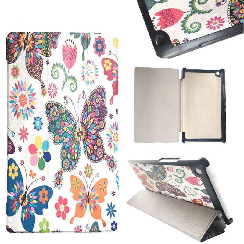 2016 новый tab3 8 дюймов tablet цвет окрашены кожа pu case флип обложка для lenovo tab 3 &amp tab2 a8 +