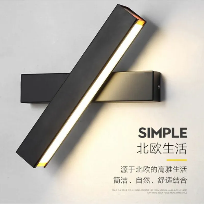

AC85-265V 360 Degree Rotatable Modern Surface Mounted LED Wall Lamps 10W 15W Corridor Aisle Lampada Light Room Indoor Lighting