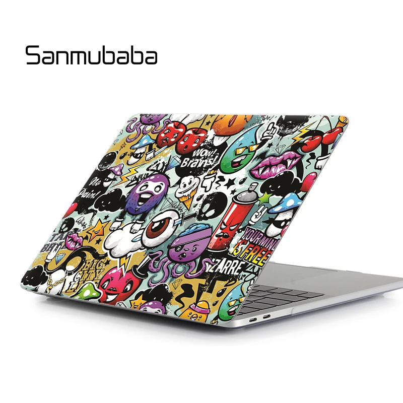 Sanmubaba Case For Macbook Air Pro Retina 11 12 13 15 inch With Touch Bar Hard Cover Custom Design Laptop Case Sleeve A2159