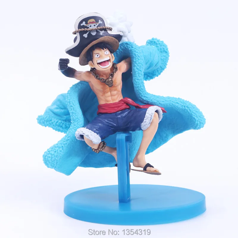 Аниме Одна деталь 9 шт./компл. 20th Юбилей синий Луффи Зоро Nami Usopp с изображениями