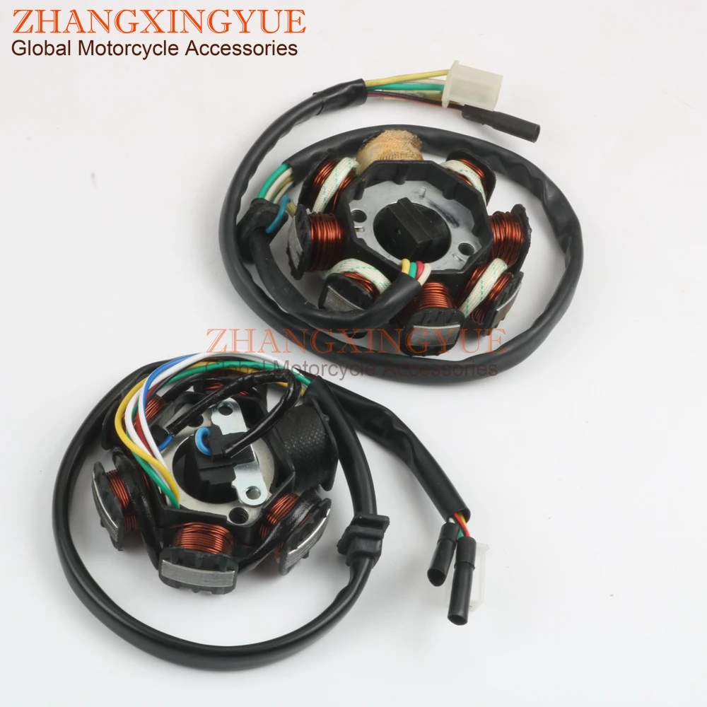 

Статор зажигания для скутера 6-8 Катушек Для SYM Fiddle 2 Jet 4 Orbit 1 2 одну симфонию S SR Symply 1 2 125/150 GY6 152QMI 157QMJ 4-тактный