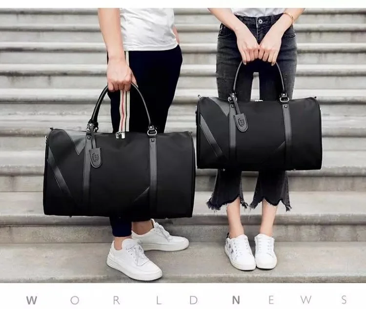 Оксфордская женская мужская дорожная сумка с одним плечом вместительная