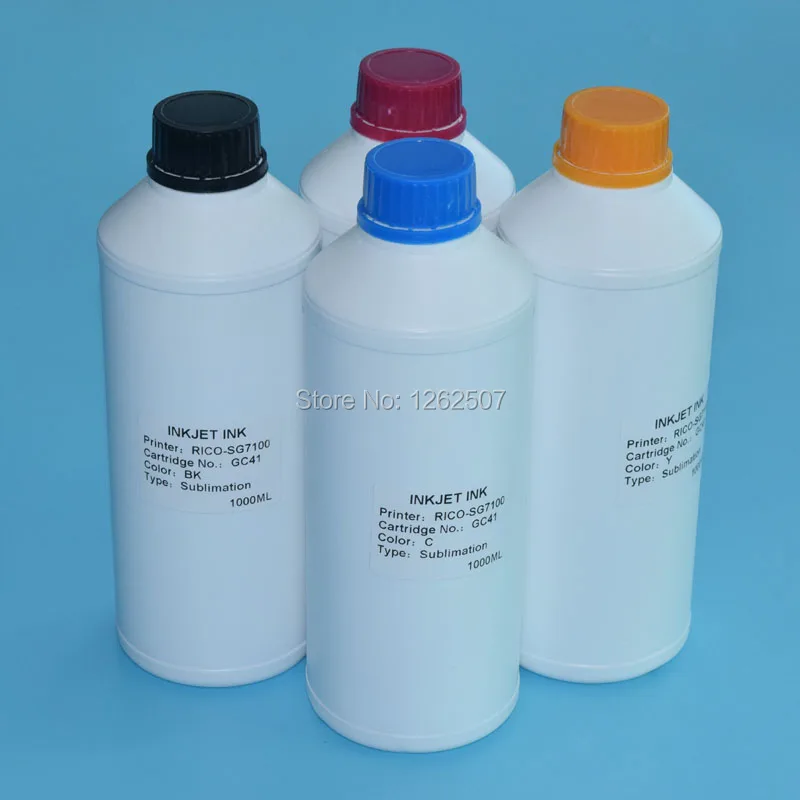 

1000ML 1Liter Dye Sublimation Ink For For Ricoh Sawgrass SG400 SG800 SG 400 800 SG3100 SG3110 Printers Heat Transfer Printing