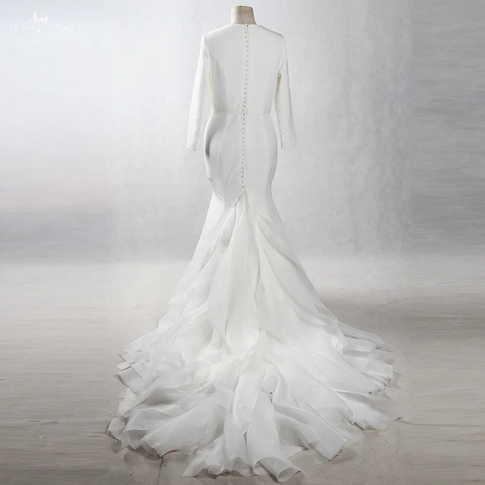 RSW941 Yiaibridal реальные фотографии работы о образный вырез юбка годе из органзы