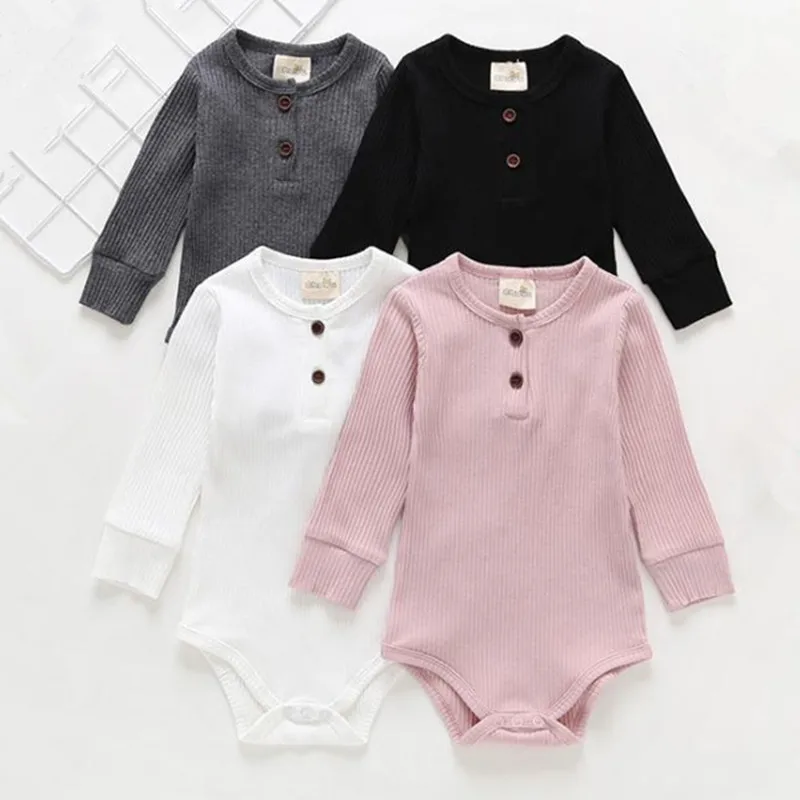 Комбинезон с длинными рукавами для новорожденных 100% хлопок летняя одежда детей |
