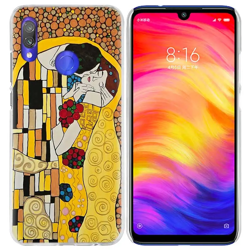 Чехол Kiss Gustav Klimt для Xiao mi Red mi Note 7 8T 6 6A Pro S2 5 5A 4X mi Note10 A1 A2 9 8 lite Play F1 жесткий чехол для телефона