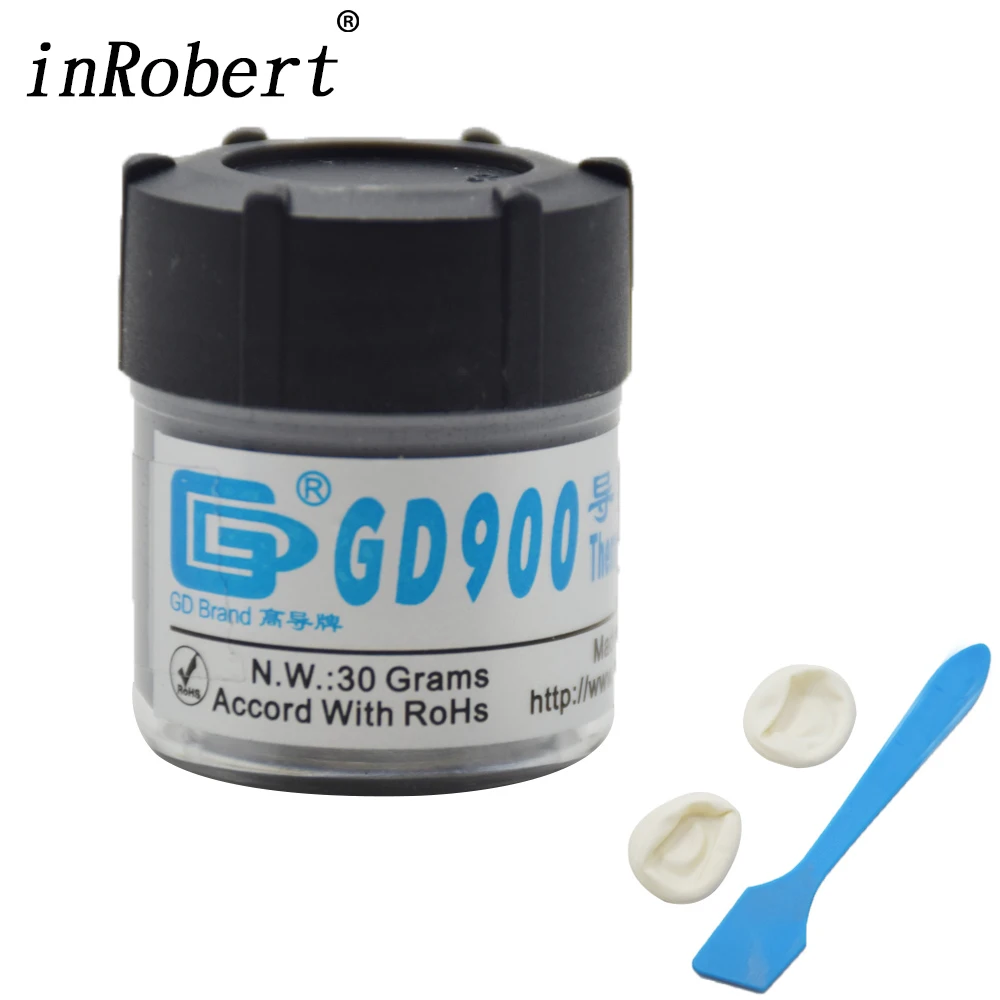 

GD 30 г серый nano GD900 содержащий серебро Термальность проводимость Смазка Вставить силиконовые соединения радиатора 4.8 Вт/M-K для Процессор