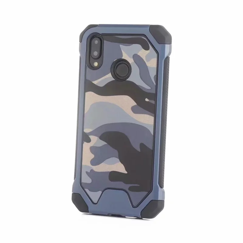 Deep Blue Комбинированный армейский Камуфляжный защитный чехол для huawei P30 Lite P20 Lite Y5 противоударный жесткий чехол на P20 Pro P30 Honor 8 Lite чехол - Цвет: Deep Blue