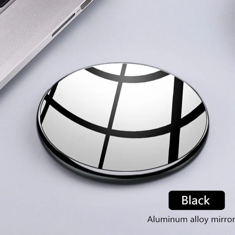 Aluminum alloy black Huawei 10 Вт Qi Беспроводное зарядное устройство для iPhone X XS XR 8 Plus быстрая Беспроводная зарядная площадка для samsung S8 S6 S9 S10 Xiaomi Mi 9 зарядное устройство - Тип штекера: Aluminum alloy black