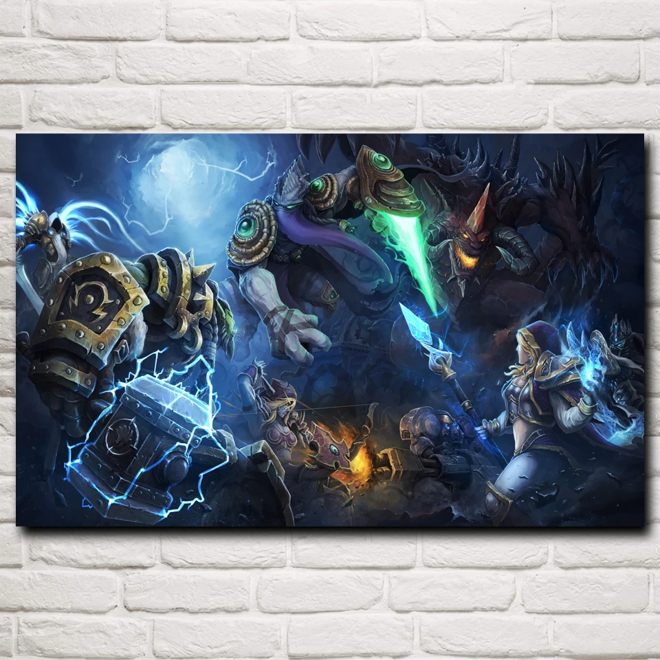&quotHeroes Of The Storm&quot Sylvanas Windrunner конкурсы игра плакаты и принты гостиной шелковые