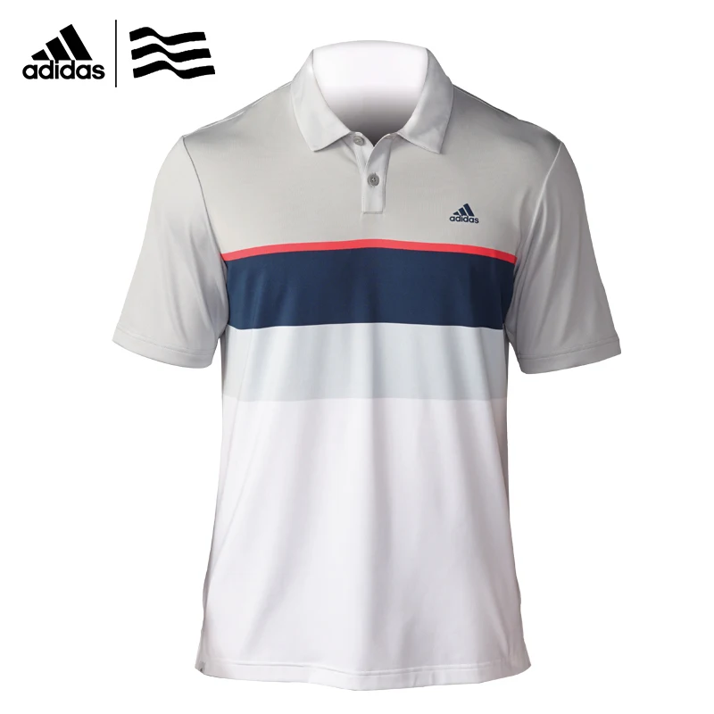 Adidaas мужская Гольф Одежды Polo Футболка Дополнительно многоцветные Анти-пот Мода