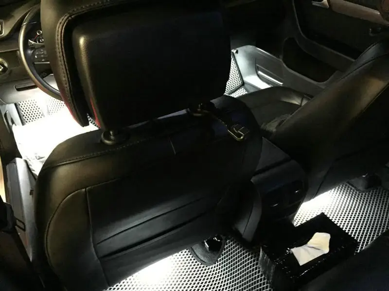 Widanfoly 1 Набор светодиодных интерьерных светильников и кабелей для Golf Jetta MK5 MK6 Passat B6