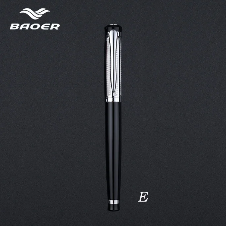 508 banlasi baozhu BAOER508 черные гелевые ручки, металлическая роликовая ручка, лак красного цвета, корзина цвета, снежинка, тонкий стильный наконечник для письма, заправка, офисные подарки - Цвет: 508 banlasi baozhu