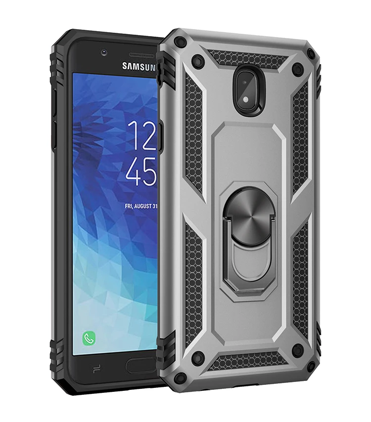 ТПУ + Поликарбонат вращающийся на 360 ° ударопрочный кронштейн для samsung galaxy J3 2018