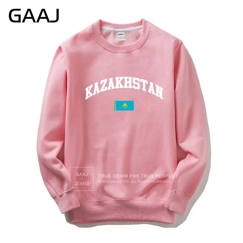 Pink GAAJ Kazakhstan Flag Мужская и Женская толстовка куртка Мужская s Мужская Новинка пальто повседневный модный принт Homme спортивный костюм# MIG6F - Цвет: Pink