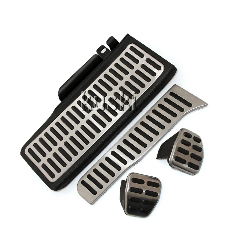 1 пара автомобильные педали из нержавеющей стали для Volkswagen VW Passat B6 B7 CC Skoda Superb /AT
