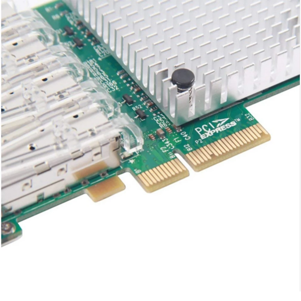 82580 чипсет 1G Ethernet серверный адаптер (NIC) четырехъядерный SFP порт PCIE 2 0 такой же как
