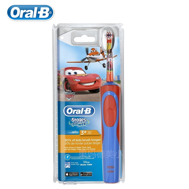 Oral B Детская электрическая зубная щетка для GoPro 3 + лет средство нежной глубокой