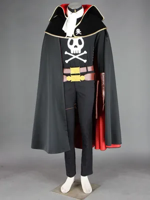 Captain Harlock костюм Для мужчин платье карнавальные костюмы прохладно Cospaly Galaxy Express