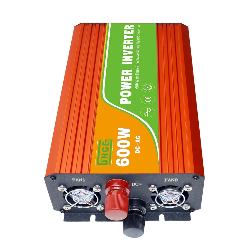 JNGE мощность 1200 Вт сетевой инвертор 600 Чистая синусоида Инвертор DCAC Гибридный все