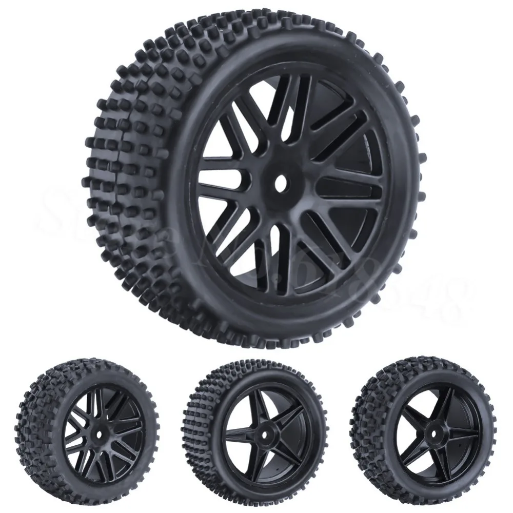 4 шт./лот RC Buggy Шины Колеса 12 мм шестигранные для 1/10 внедорожника электромобиля HSP