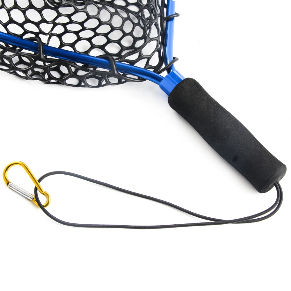 LSTACHi Fly Fishing Brail Blue мягкая резиновая посадочная сеть EVA ручка дешевая сетка полюс