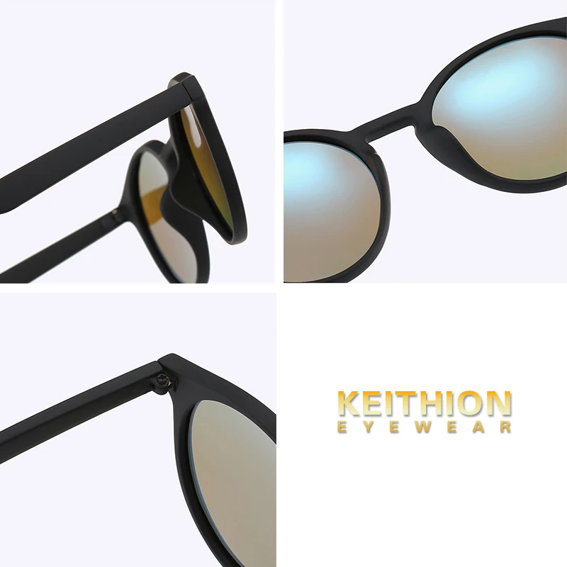 KEITHION 2019 Новый Винтаж Ретро Поляризованные Для мужчин Wo s солнцезащитные очки