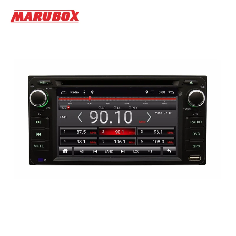 Автомобильный dvd плеер для toyota corolla Hilux Fortuner Innova old camry/corolla laold vios MARUBOX 6A100T3 Android 7 1
