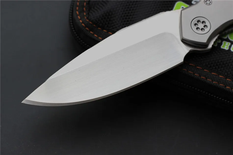 Складной нож S35VN из титанового сплава складной с подшипником для кемпинга