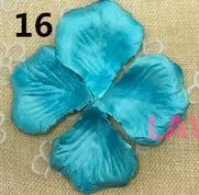 200 шт. шелк Лепестки роз Petalas De Rosa искусственный цветок свадьбы пользу и свадебный подарок Интимные аксессуары свадьбу Декор Свадьба свадебные украшения декор аксессуары оформление - Цвет: 16