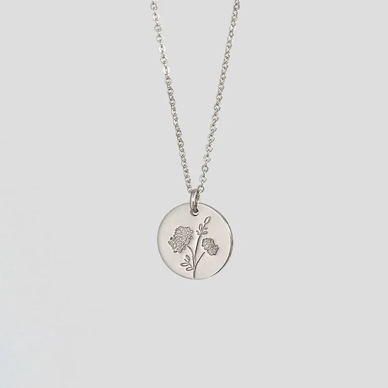 Nov-MUMS Нежное ожерелье с цветами для рождения, подвеска с розами, многослойное ожерелье для мамы и дочки, женское ювелирное изделие, подарок - Окраска металла: Nov-MUMS