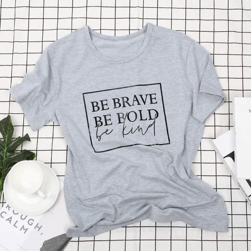 

2019 Fashion Women T-Shirt Short Sleeve Letter Print O-Neck T-Shirt Female Casual Gray T-Shirt Ladies Tops Tee 3XL