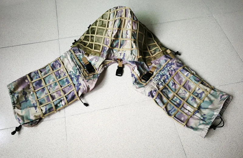 Военный снайперский страйкбол MC пейнтбол Випер капот боевой Ghillie костюм