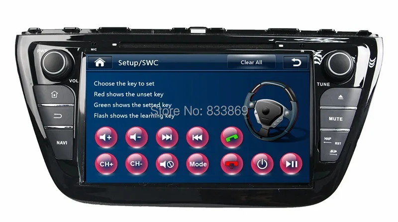 HD 2 din 8 &quotDvd-плеер автомобиля для Suzuki SX4/S Креста 2014 С Стерео Радио GPS Навигации Bluetooth