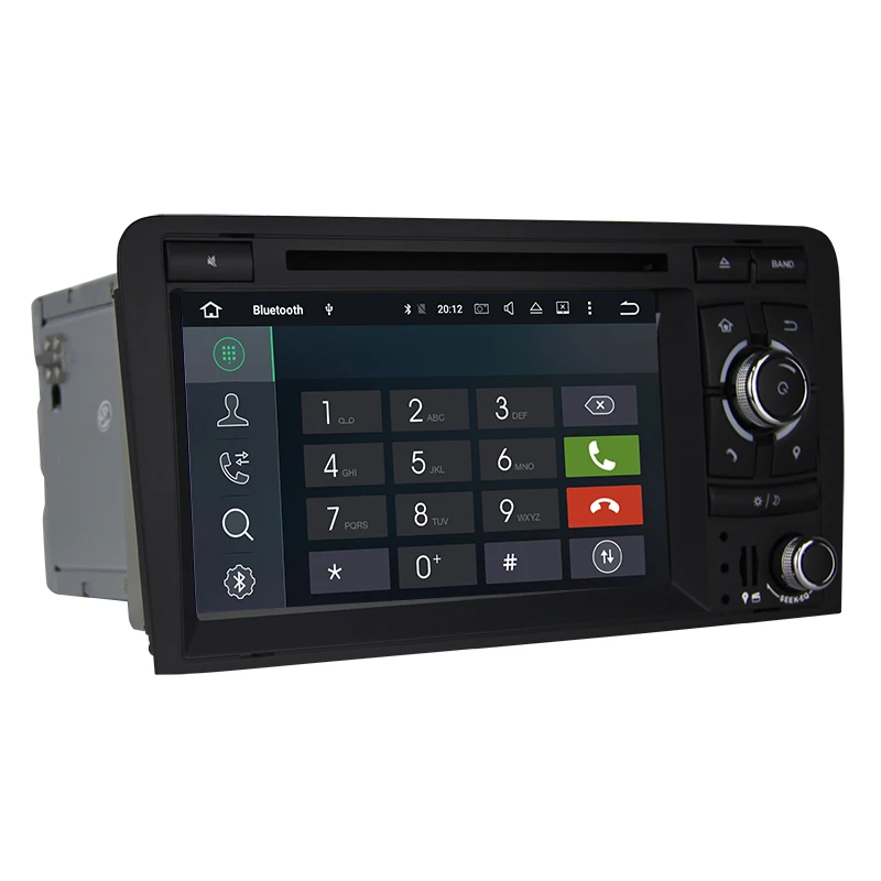Сенсорный экран 7 ''Android 8 1 0 автомобиля Радио Стерео DVD плеер gps для Audi A3 2003 2012 S3