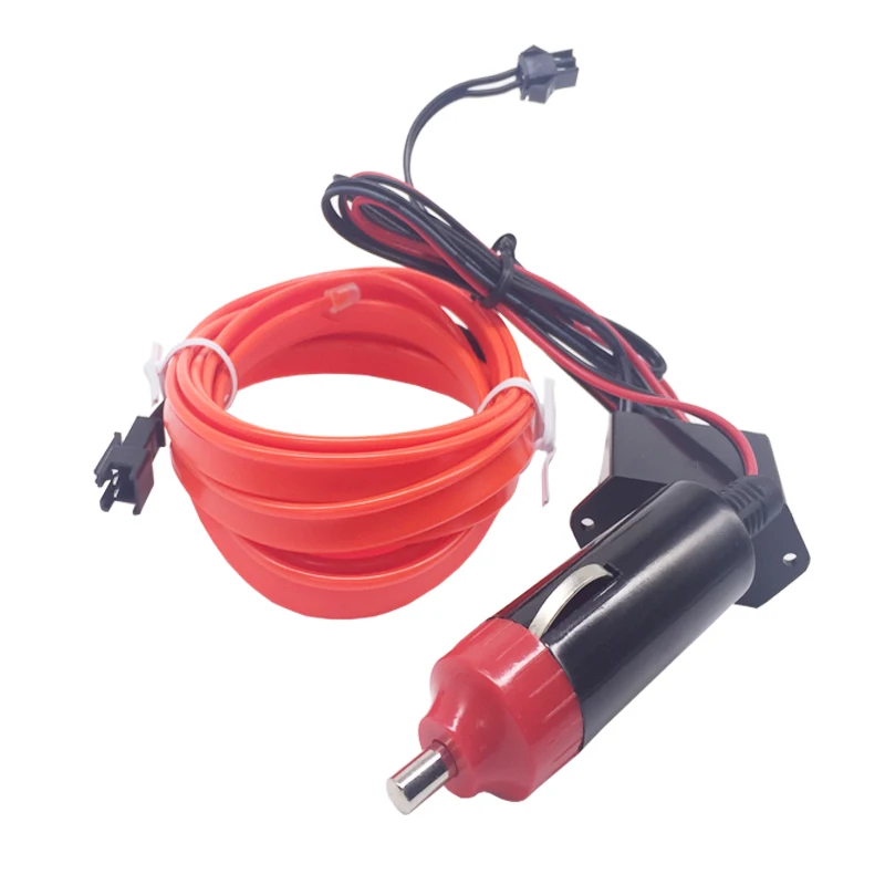2m Neon Light Auto Car Decor lamp Flexible EL Wire Rope Tube Waterproof LED Strip With Controller | Автомобили и мотоциклы
