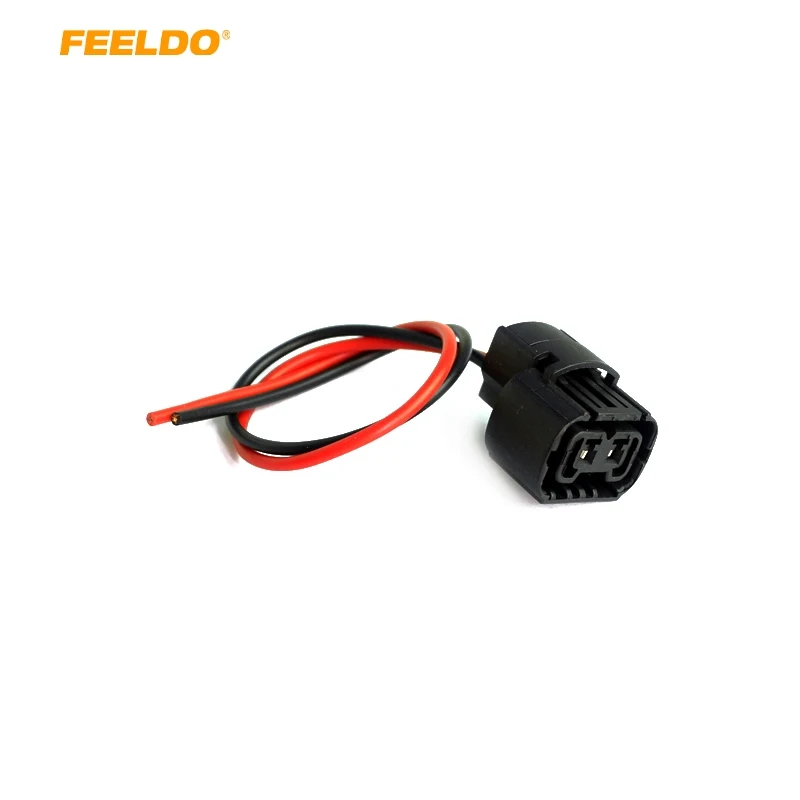 

FEELDO 2 шт. автомобильные 5202 H16 2504 PS24W 5201 лампы гнездовой разъем для противотуманных фар проводка отрезок жгут # HQ965