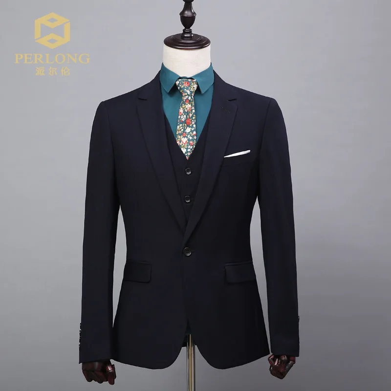 Роскошные Для мужчин Свадебный костюм мужской Пиджаки Slim Fit костюмы для Бизнес