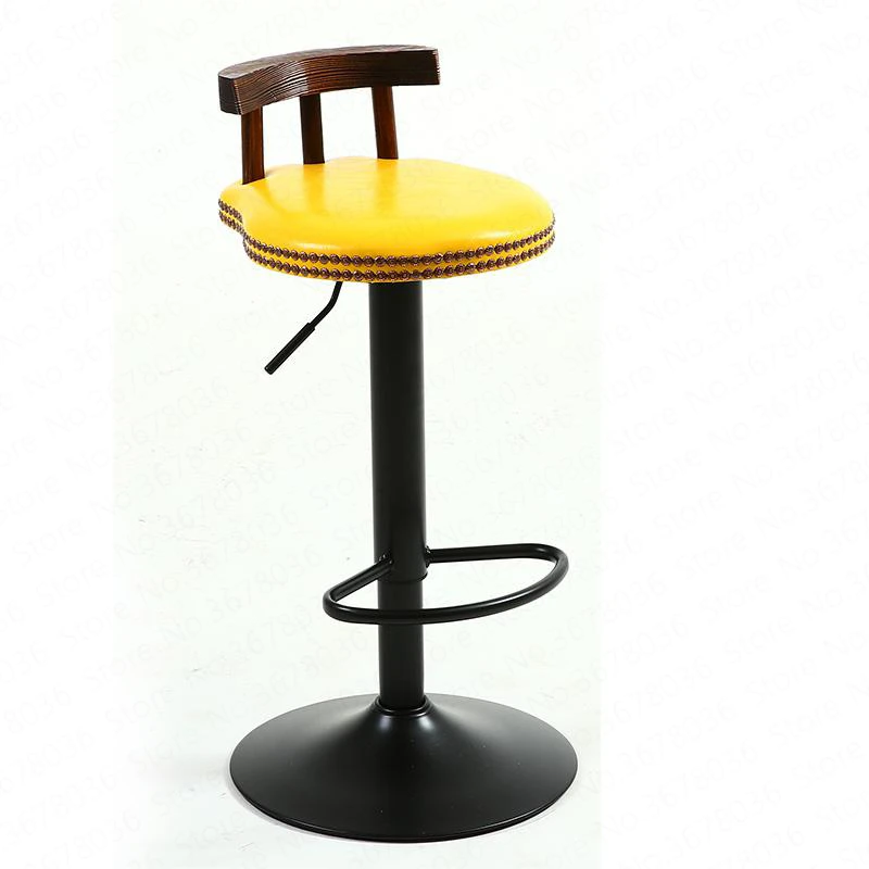 Новый барный стул современный минималистичный домашний кованый высокий