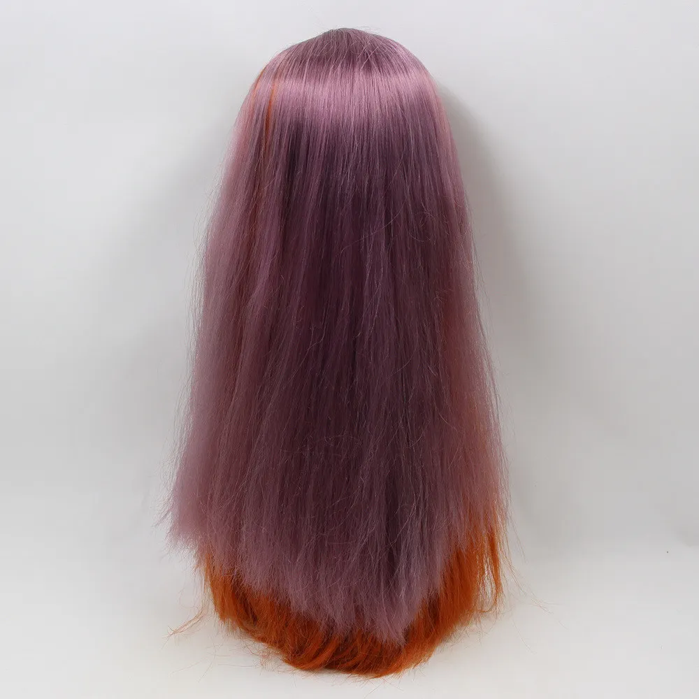RBL Scalp 1/6 Blyth кукольные парики, в том числе жесткий эндоконский купол коричневый с взрыва/без челки бахрома мягкие прямые волосы Серия 2