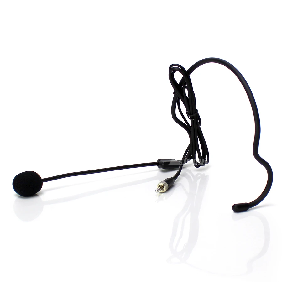 4 шт. 3 5 мм разъем стерео винтовой замок Earhook Mic гарнитура микрофон для