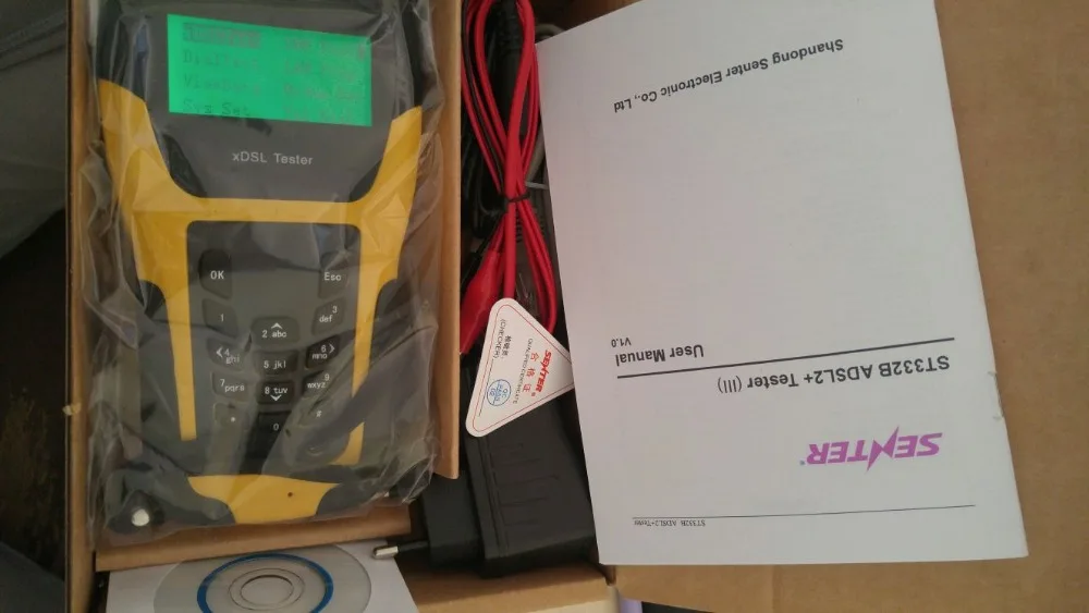 ST332B ADSL2 + тестер/ADSL установки и обслуживания инструментов (Новый)| |
