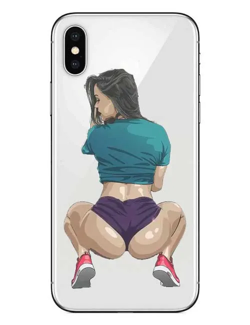 Сексуальная горячая девушка лето Twerk It Swag на мягкий прозрачный Футляр для