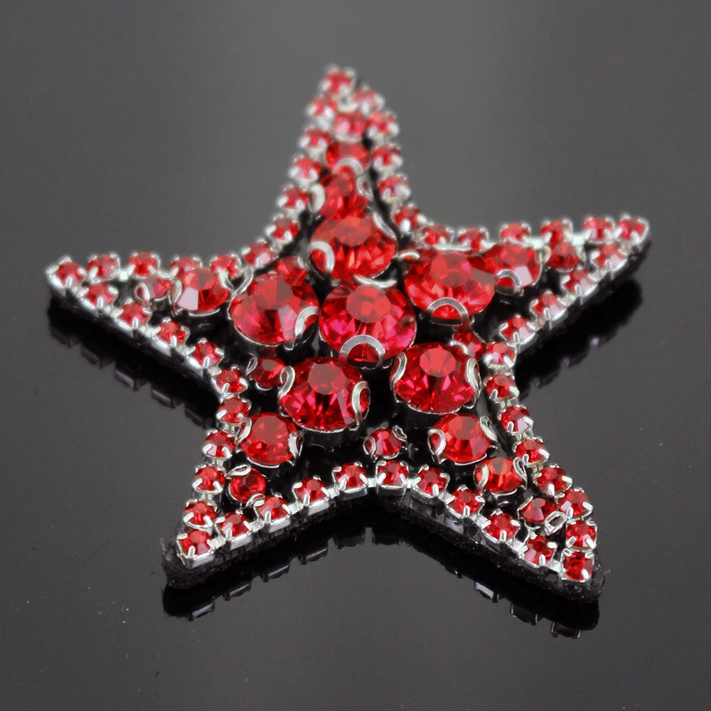 3 шт. стразы Звезда бусины Алмазная нашивка Кристаллы значки броши для одежды