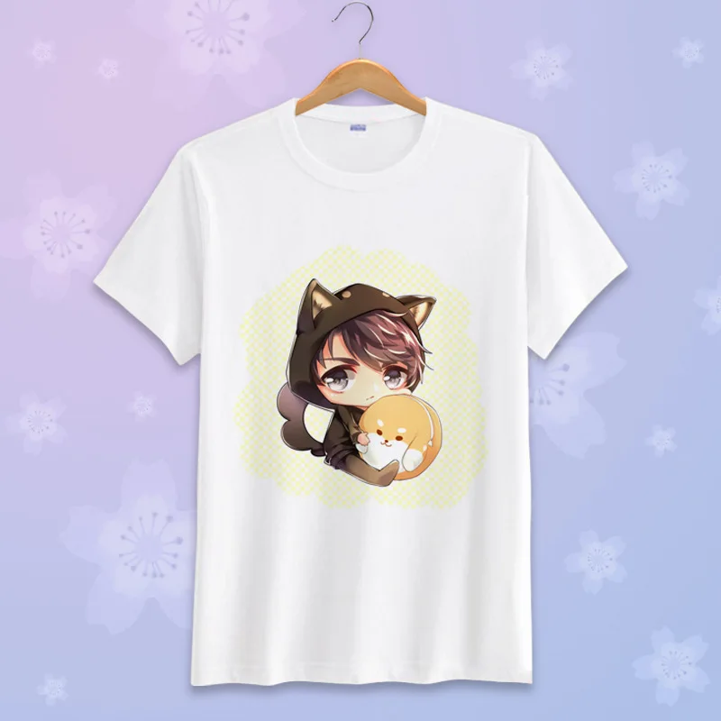 Игра любовь и продюсер косплей футболка s игра cos для мужчин женщин футболки Мода