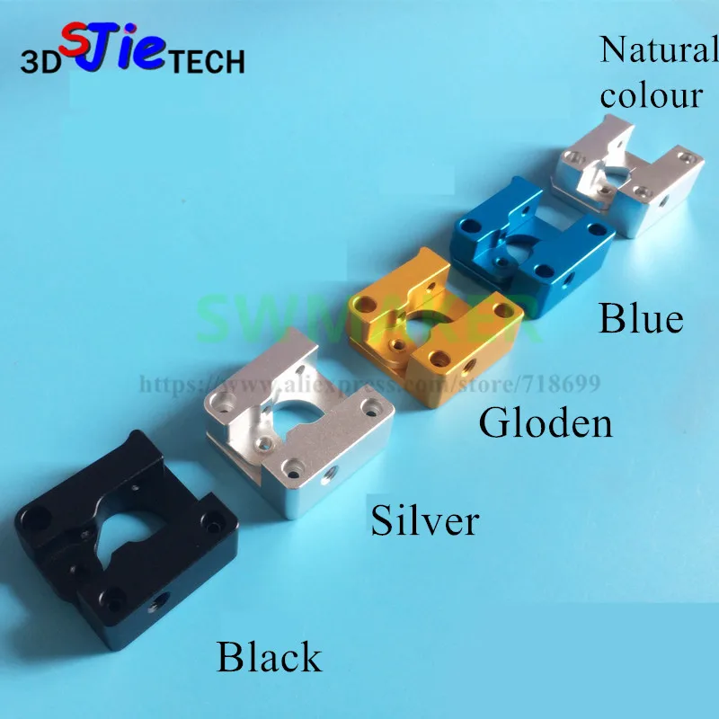 

Colorfull MK8 Universal extruder for Creality CR-10 Ender Anet A8 prusa i3 Tevo 3D printer Black/Golden/Blue/Silver