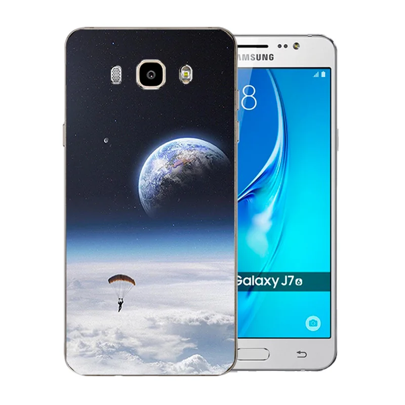 5.5 inch For Samsung Galaxy J7 2016 Phone Case Silicone Space World Pattern for J710F J710H J7108 J7109 Matte Full Protect Shell |