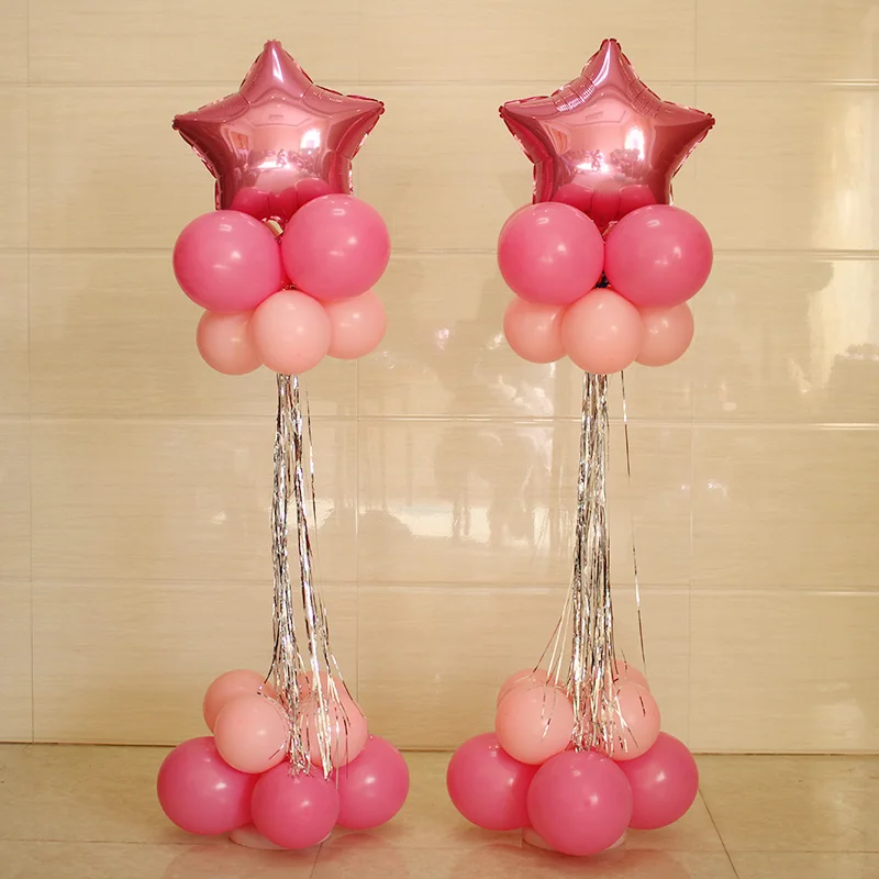 Воздушные шары колонны басы + воздушные свадьба день рождения вечеринка макет