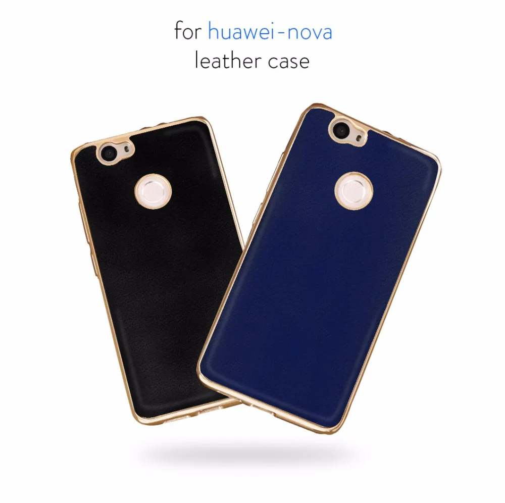 Мягкий чехол для Huawei Nova Чехол кожаный случая Телефонные Чехлы silcone Защитная